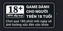 18+ Game dành cho người trên 18 tuổi